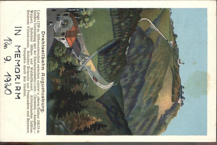 CHEMNITZ Sachsen Drahtseilbahn Augustusburg