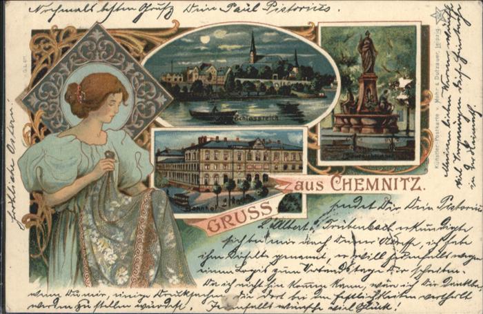 Chemnitz Schlossteich Bahnhof