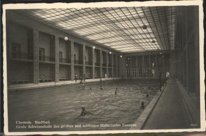 CHEMNITZ Sachsen Stadtbad Schwimmhalle
