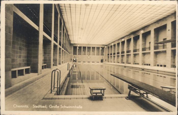 CHEMNITZ Sachsen Stadtbad Schwimmhalle
