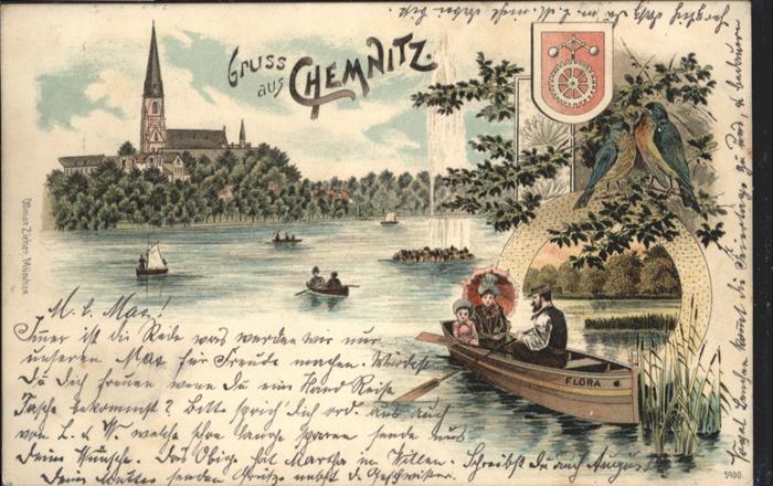 Chemnitz Kirche Boot Vogel