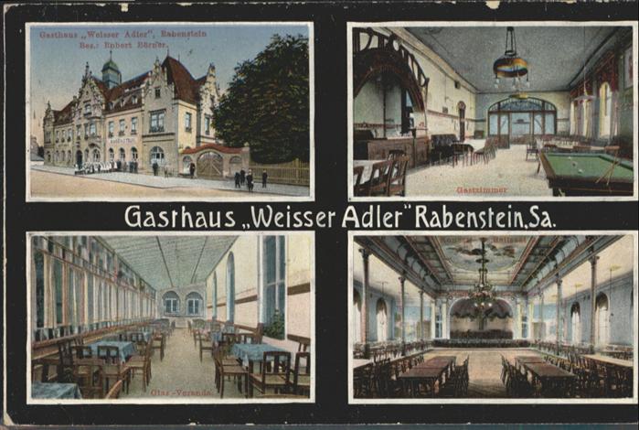 Rabenstein Chemnitz Gasthaus Weisser Adler