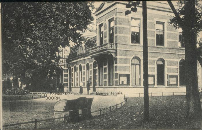 Doorn Niederlande Doorn Postkantoor Gemeentehuis