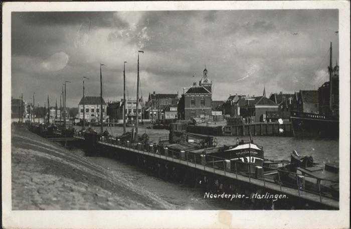 Harlingen Friesland Noorderpier