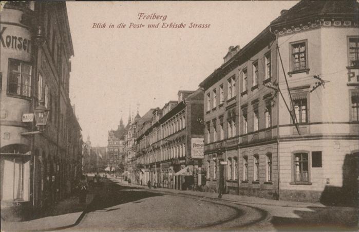 Freiberg Sachsen Poststrasse Erbische Strasse
