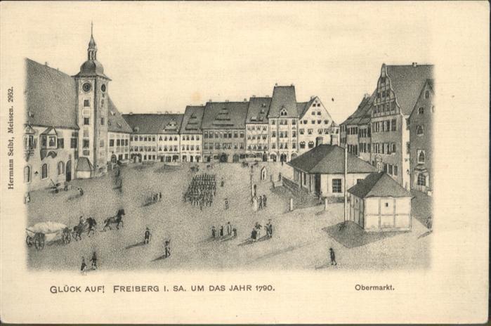 Freiberg Sachsen Glück auf! Jahr 1790