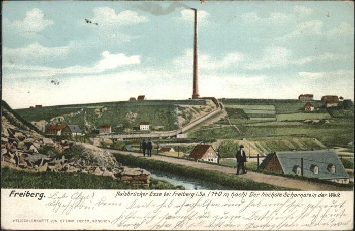 Freiberg Sachsen Esse bei Halsbrücke