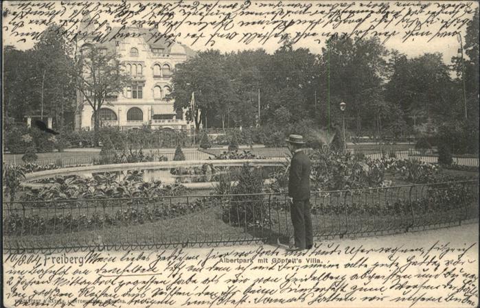 Freiberg Sachsen Albertpark Göpfelts Villa