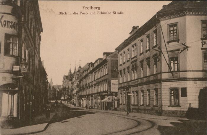Freiberg Sachsen Poststrasse Erbische Strasse