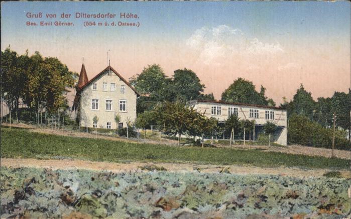 Dittersdorf Amtsberg Dittersdorfer Höhe