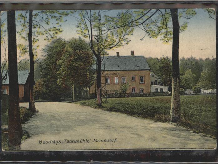 Limbach-Oberfrohna Meinsdorf Gasthaus Tannmühle