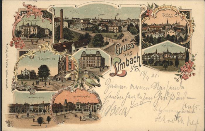 Limbach-Oberfrohna Bürgerschule Johannesplatz Ludwigsplatz