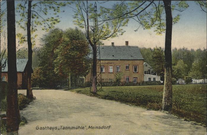 Limbach-Oberfrohna Sachsen Meinsdorf Gasthaus Tannmuehle