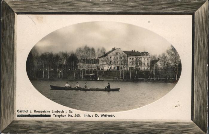 Limbach-Oberfrohna Gasthof zur Kreuzeiche Rahmenkarte