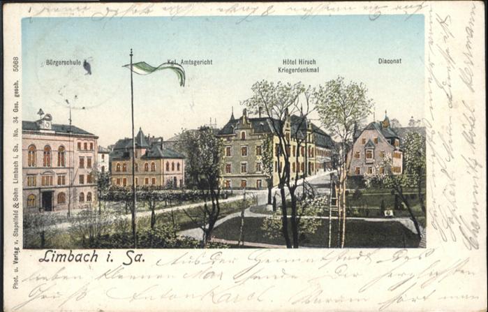 Limbach-Oberfrohna Bürgerschule Amtsgericht Disconat Golde