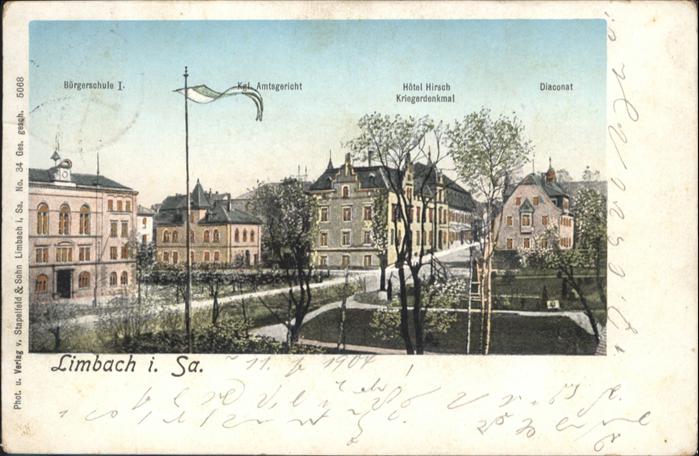 Limbach-Oberfrohna Bürgerschule Amtsgericht Disconat Golde