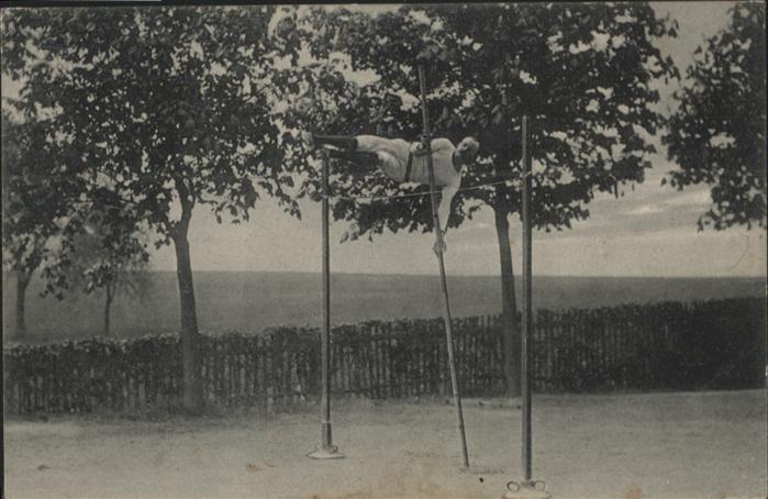 Langenberg Erzgebirge [Stempelabschlag] Stabhochspringer