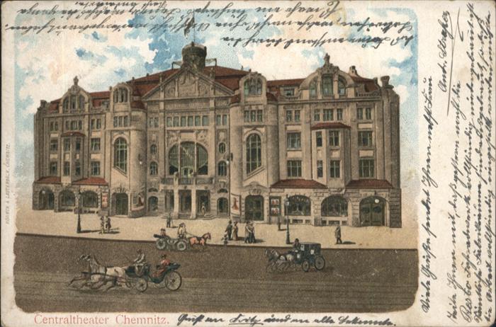 CHEMNITZ Sachsen Zentraltheater Kutschen