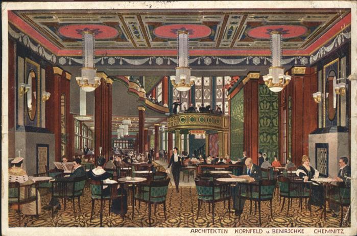Chemnitz Reichskaffee Architekten Kornfeld Benir