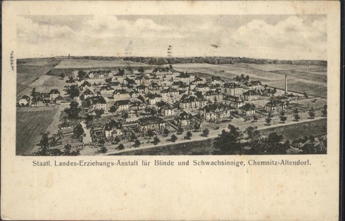 Altendorf Chemnitz Landes-Erziehungsanstalt für Blinde und