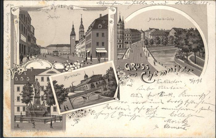 Chemnitz Markthalle Nicoleibrücke