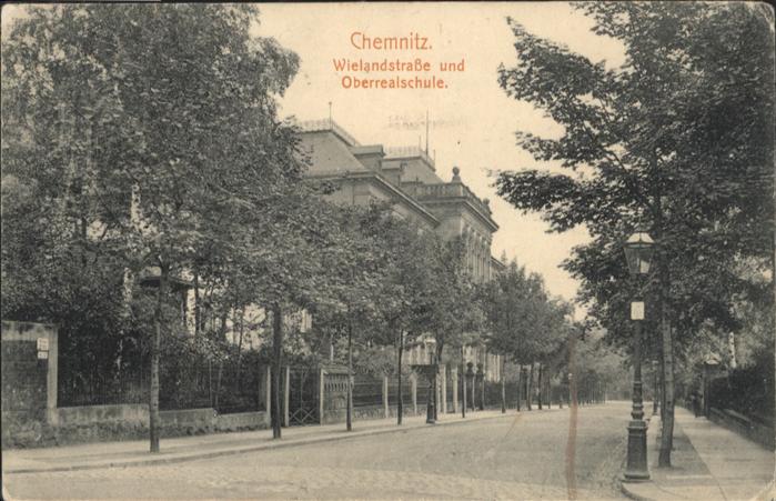 CHEMNITZ Sachsen Wielandstrasse Oberrealschule