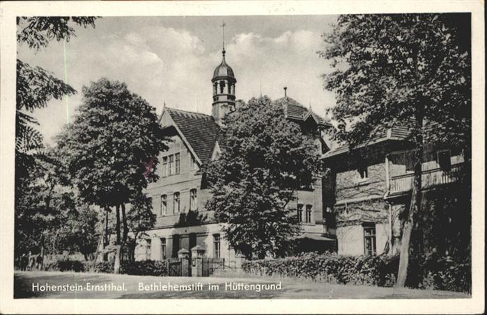 Hohenstein-Ernstthal Bethlehemstift Hüttengrund