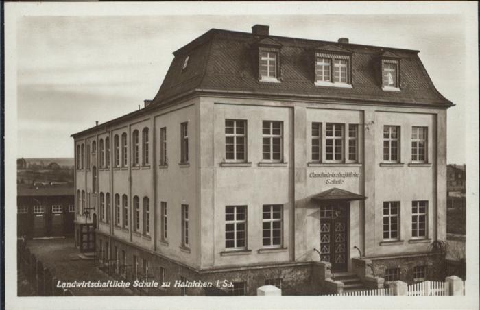 Hainichen Sachsen Landwirtschaftliche Schule