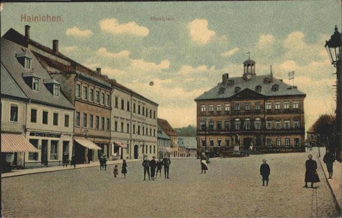 Hainichen Sachsen Marktplatz