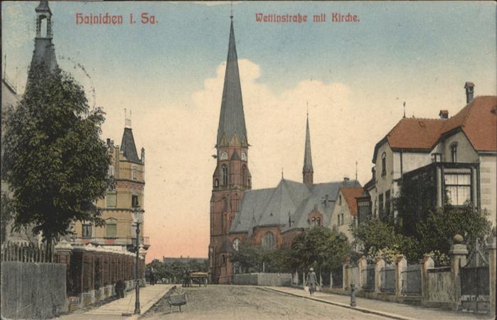 Hainichen Sachsen Wettinstrasse Kirche