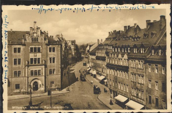 Mittweida Markt Rochlitzerstrasse