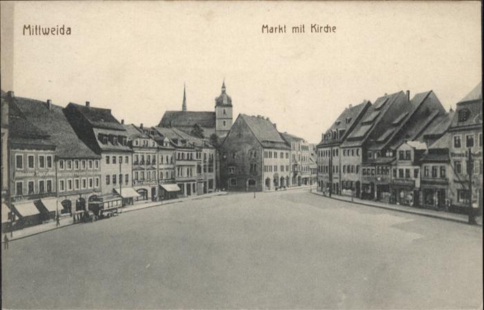 Mittweida Markt Kirche