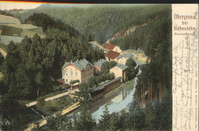 Siebenlehn Obergruna Hammerwerk