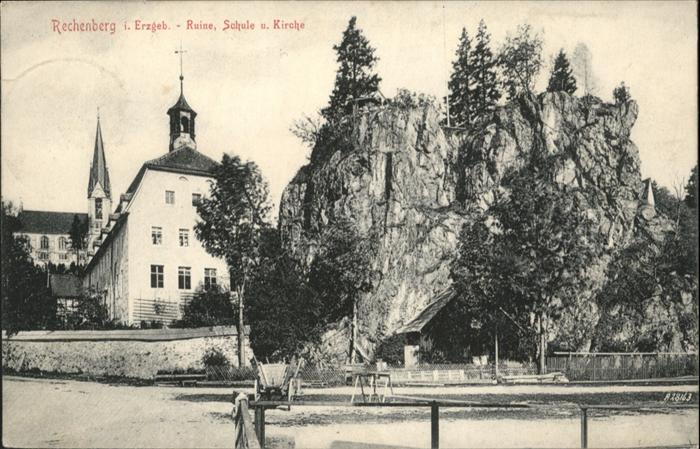 Rechenberg-Bienenmuehle uine Schule Kirche