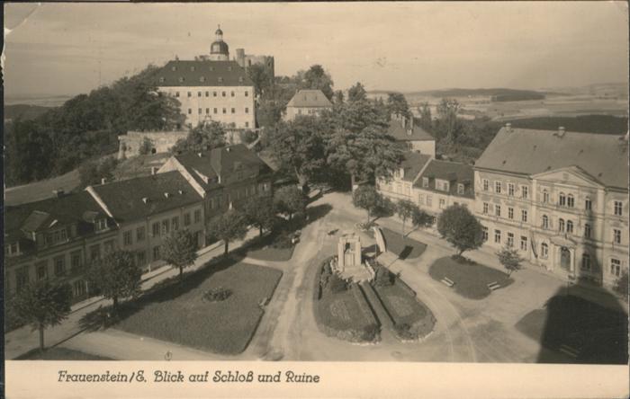 Frauenstein Sachsen Schloss Ruine