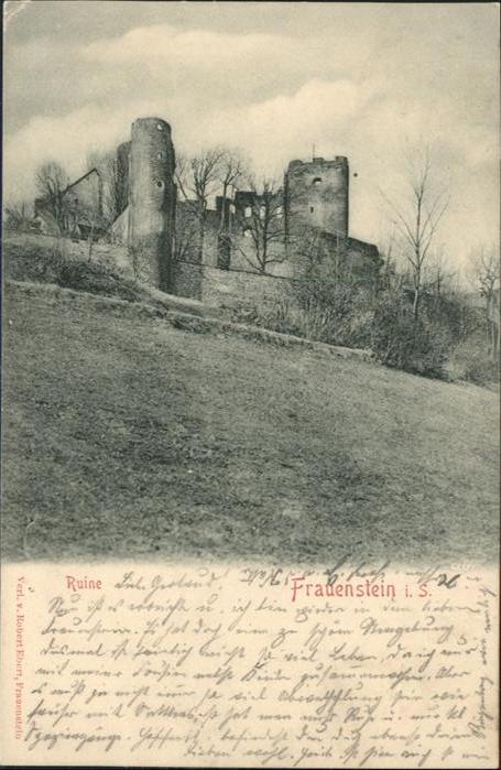 Frauenstein Sachsen Ruine