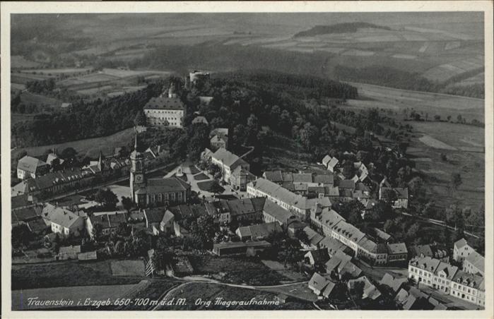 Frauenstein Sachsen Fliegeraufnahme