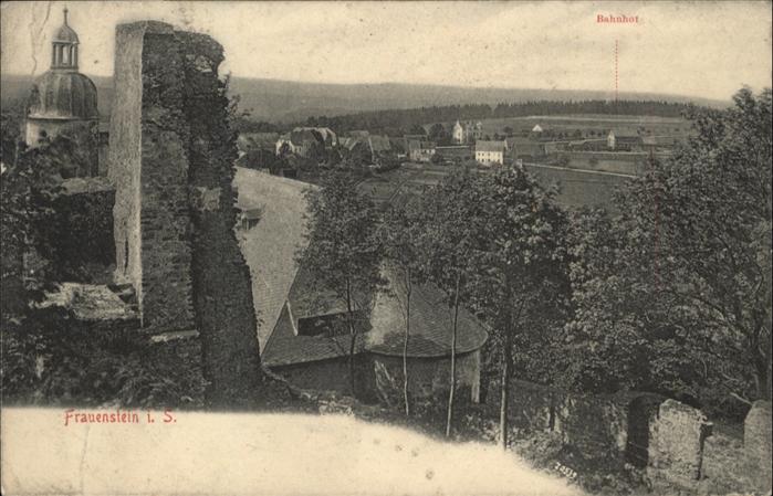 Frauenstein Sachsen Bahnhof