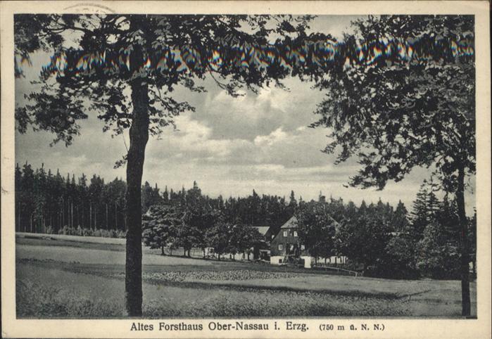 Nassau Erzgebirge Altes Forsthaus Ober Nassau