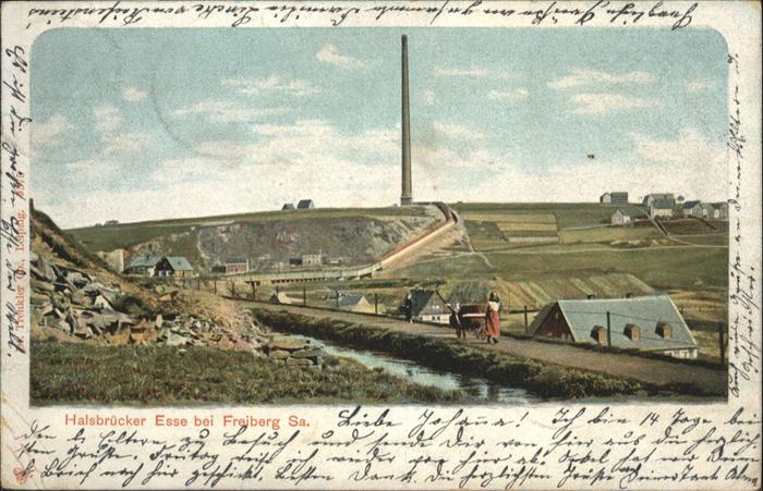 Freiberg Sachsen Halsbrücker Esse