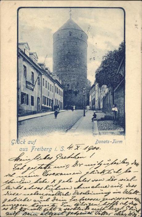Freiberg Sachsen Donats Turm