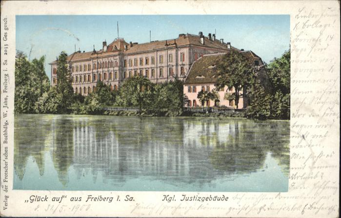 Freiberg Sachsen Justizgebäude