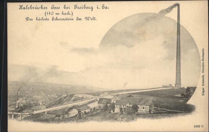 Freiberg Sachsen Halsbrücker Esse