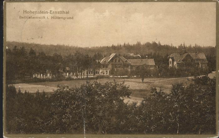 Hohenstein-Ernstthal Bethlehemstift Hüttengrund