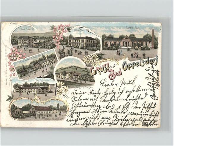 Bad Oppelsdorf Opolno Zdroj Oppelsdorf Hotel Kurhaus Restaurant Car