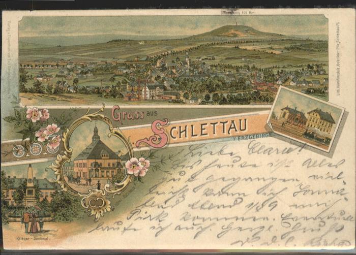 Schlettau Erzgebirge Krieger Denkmal