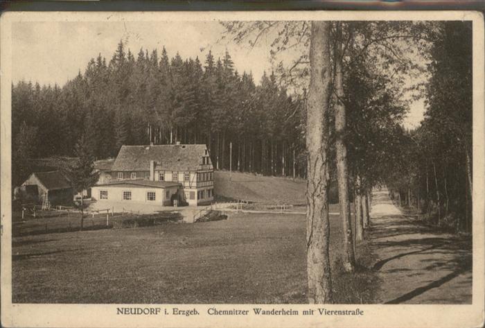 Neudorf Erzgebirge Chemnitzer Wanderheim Vierenstrasse