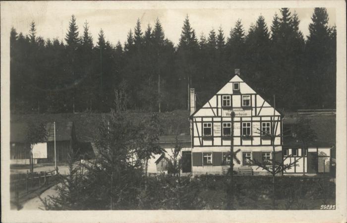 Neudorf Erzgebirge Chemnitzer Wanderheim Vierenstrasse