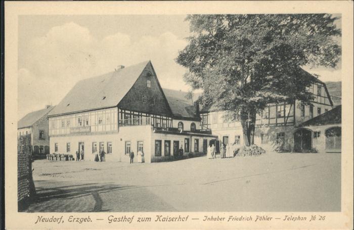 Neudorf Erzgebirge Gasthof zum Kaiserhof