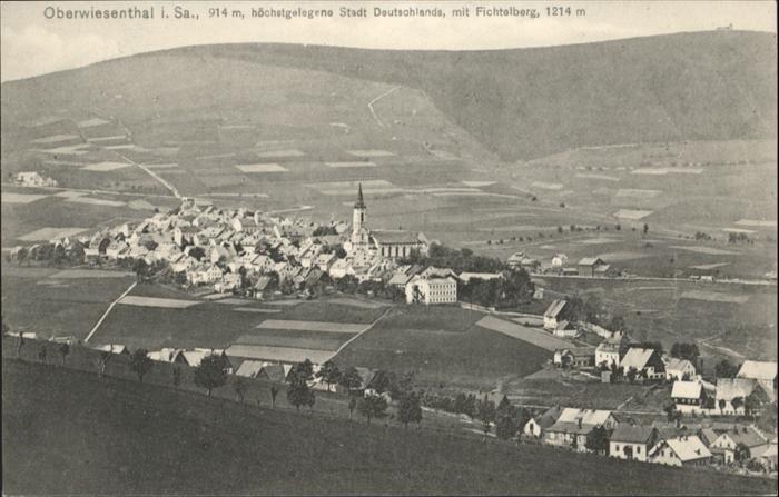 Oberwiesenthal Erzgebirge Oberwiesenthal Fichtelberg